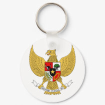 Indonesia coat of arms keychains