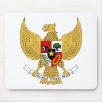 Indonesia Coat of Arms Mouse Pad