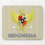Indonesia Coat of Arms Mousepad