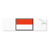 Indonesia Flag bumper stickers