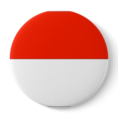 Indonesia Flag Pinback Button by flagshirts