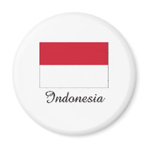 Indonesia Flag Design magnets