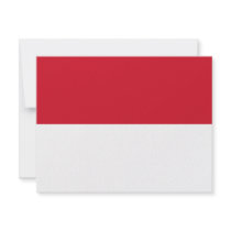 Indonesia flag invitations