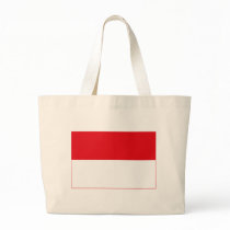 Indonesia Flag (light) Tote Bag