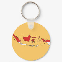 Indonesia flag map keychains