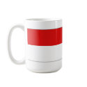 Indonesia Flag & Map Mug