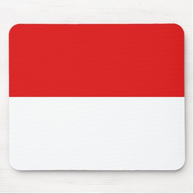Indonesia Flag Mousepad by FlagAndMap
