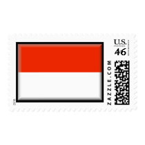 Indonesia Flag postage
