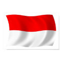 Indonesia Flag Poster Print