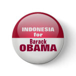 INDONESIA for OBAMA Pinback Buttons