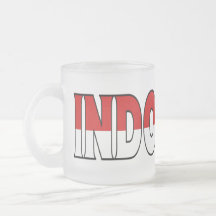 Indonesia Frosted Mug