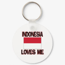 Indonesia Loves Me keychains