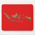 Indonesia Map Mousepad