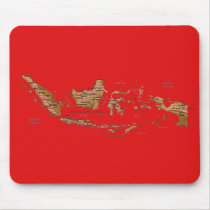 Indonesia Map Mousepad