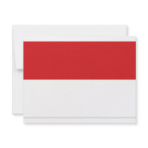 Indonesia National Flag invitations