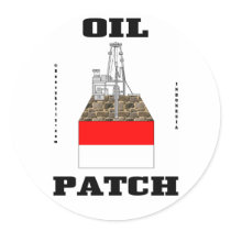 Indonesia Oil Patch,Sticker,Decal,Oil,Gas,Oil Rig