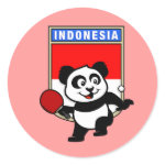 This is a cute shirt for table tennis players and fans. Panda loves to play table tennis in front of this flag of Indonesia! This table tennis panda shirt is a great gift for table tennis players and fans!
