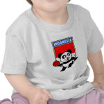 This is a cute shirt for table tennis players and fans. Panda loves to play table tennis in front of this flag of Indonesia! This table tennis panda shirt is a great gift for table tennis players and fans!