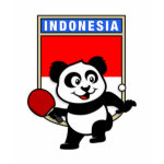 This is a cute shirt for table tennis players and fans. Panda loves to play table tennis in front of this flag of Indonesia! This table tennis panda shirt is a great gift for table tennis players and fans!