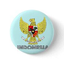 Indonesian Emblem Button