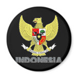 Indonesian Emblem Fridge Magnet