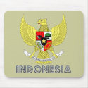 Indonesian Emblem mousepads by FlagStore Indonesian Emblem mousepads