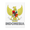 Indonesian Emblem postcards