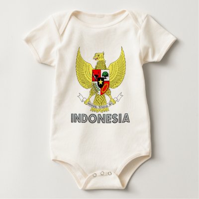 Indonesian Emblem Tee Shirt by FlagStore