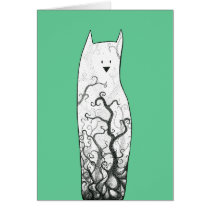 Indoor Cat Dreams Card (customizable)