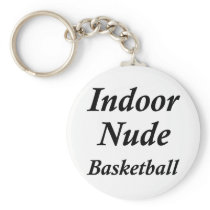 Indoor Nude Basketball Keychain
