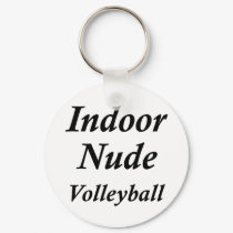 Indoor Nude Volleyball keychains by nudistgiftshop Indoor Nude Volleyball keychains