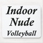 Indoor Nude Volleyball Mouse Pad