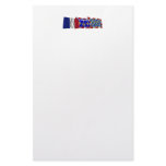 Indre-et-Loire, Centre &amp; France flags Custom Stationery