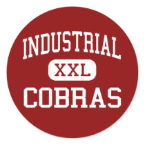 Industrial - Cobras - High - Vanderbilt Texas stickers by customteamsportswear Industrial - Cobras - High - Vanderbilt Texas stickers