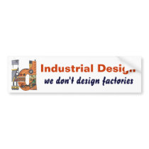 Industrial Design Rendering bumper stickers