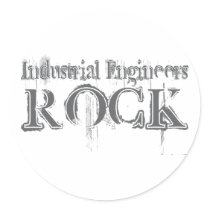 Industrial Engineers Rock stickers by busybrain Industrial Engineers Rock stickers