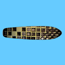 Industrial Fractal Skateboard Deck skateboards