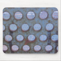 Industrial Metal Holes mousepads