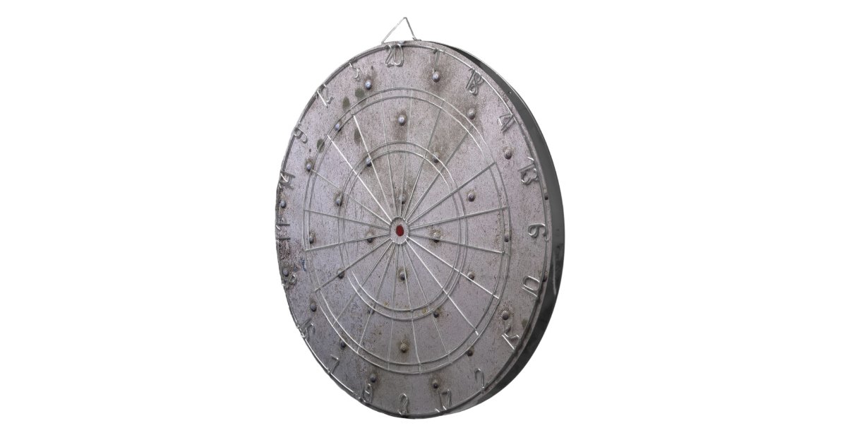 Industrial steel sheet metal dart board Zazzle
