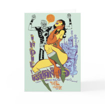artsprojekt, indy island greeting card, jim, mahfood, food, one, 40oz, comics, clerks, grrl scouts, colt 45, stupid, page, filler, man, live art, live, art, z-trip, murs, felt, true, tales, underground, hip, hop, sarah, silverman, program, frenchpulp, mahf, earthworms, comic, books., jim mahfood, jim mahfood skateboards, food one skateboards, 40 oz comics skateboards, food one, 40 oz comics, Card with custom graphic design