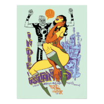 Indy Island Print/Poster by 40ozcomics Indy Island Print/Poster