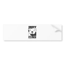 Indy Pit Crew Official Logo Bumper Sticker