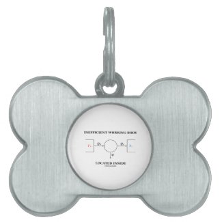 Inefficient Working Body Located Inside Physics Pet ID Tag