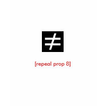 inequality/repeal prop 8 t-shirts