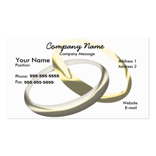 Iner Locked Business Cards (front side)