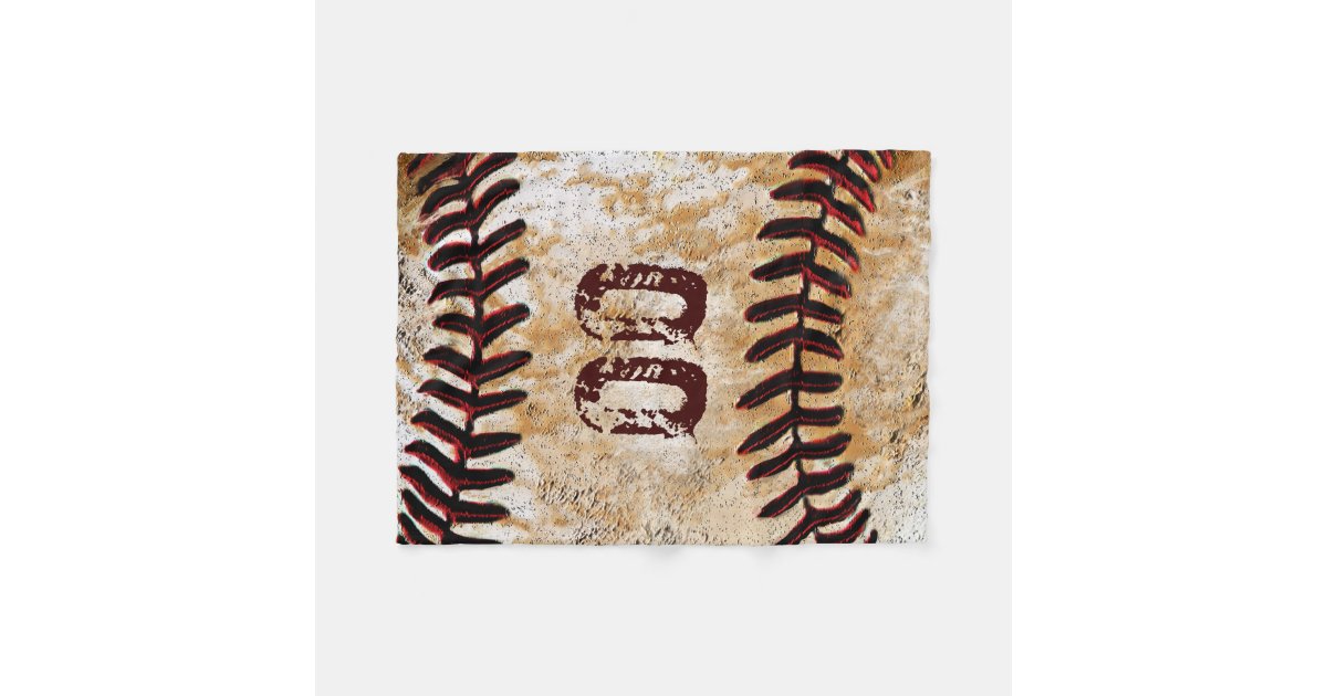 Inexpensive Personalized Baseball Fleece Blankets Zazzle