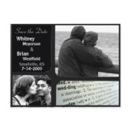 Inexpensive Wedding Invitations Photo Postcard postcard