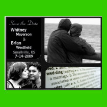 Inexpensive Wedding Invitations Photo Postcard