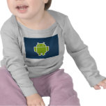 Infant Android Long Sleeve Short Tee Shirts