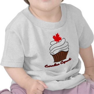 Infant Canadian Cupcake Tee shirt